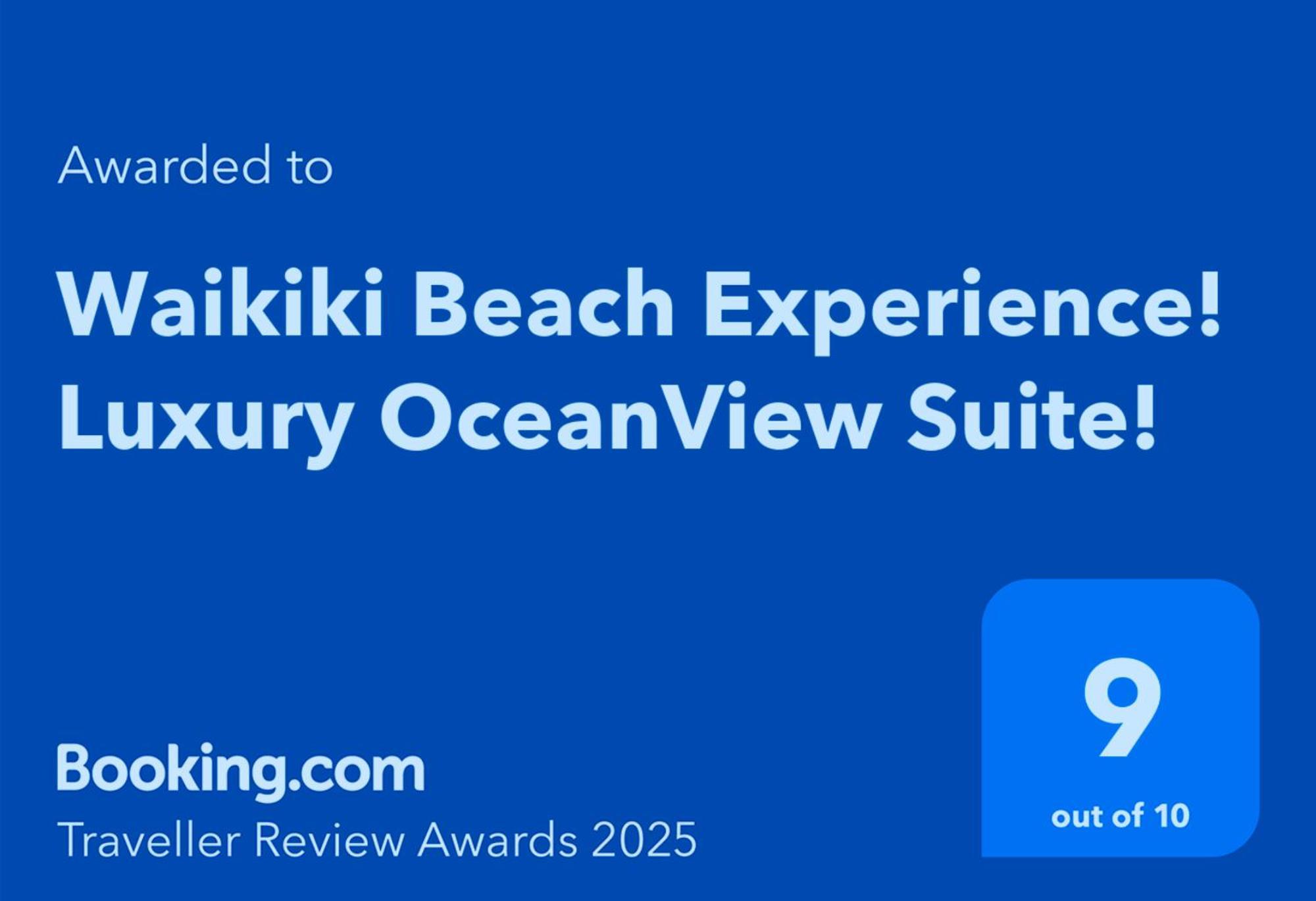 Waikiki Beach Experience! Luxury Oceanview Suite! Honolulu Kültér fotó